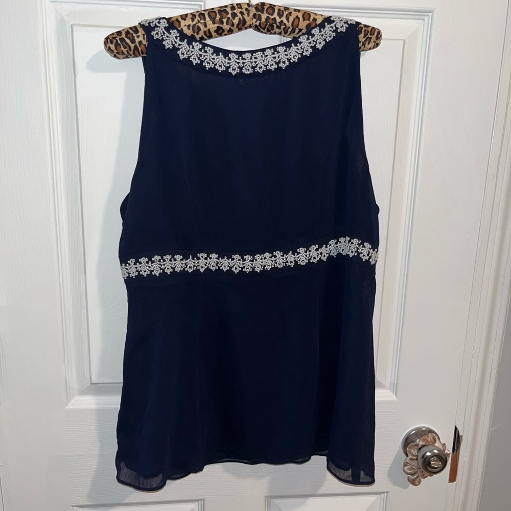 Beaded chiffon blouse - Picture 2 of 2
